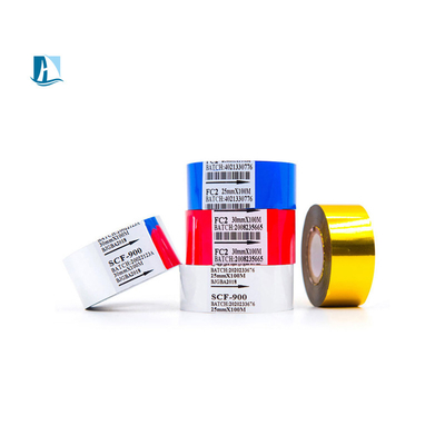 SCF900 LC1 FC3 Τυποποιητής ταινιών θερμής γραμματοσήμανσης Προμήθειες 25mm*100m Χρωματική χρονοδιαγραφή