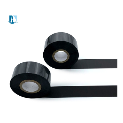 Πλήρης ταινία εκτυπωτή 40mm*300m Ταινία θερμικής μεταφοράς σε μαύρο 4 χρωματικές παραλλαγές