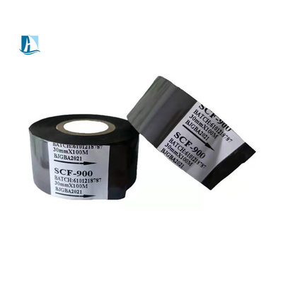 12 mm πλάτος ταινία από χαρτί θερμής σφράγισης για HP241 HP241B Μηχανή κωδικοποίησης παρτίδας κωδικοποίησης ημερομηνίας
