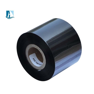 110mm*450m Τεχνική ταινία θερμικής μεταφοράς για την εκτύπωση ετικετών σε ρητίνη κεριού
