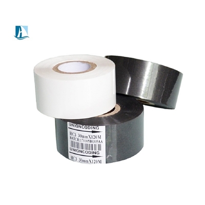 12mm Custom Request Black Hot Stamp Ribbon για εκτύπωση γραμμικού κώδικα και επισήμανση προϊόντων