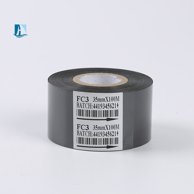 55*100m/122m πλάτος Custom Hot Stamp Ribbon για κωδικοποίηση ημερομηνίας στον κωδικοποιητή παρτίδας τύπου 241