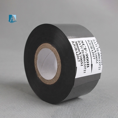 30mm πλάτος Χρυσό Ασημένιο καυτό σφραγίδα κορδέλα για ημερομηνία και αριθμό παρτίδας εκτύπωση 100M μήκος