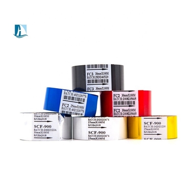 30mm πλάτος καυτή σφραγίδα ταινία για ημερομηνία και κωδικοποίηση παρτίδας 100M μήκος απαραίτητες ετικέτες