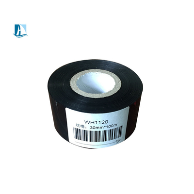 SCF900 LC1 Μαύρο 30mm*100m Ρίμπον εκτυπωτή γραμμωτικών κωδικών Προσαρμοσμένο για ημερομηνία Τύπωση θερμό γραμματόσημο