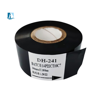 Προσαρμοσμένος εκτυπωτής PET Barcode Ribbon LC1 25mm*100m για εκτυπωτή ημερομηνίας FC3 SCF900 Hot Stamp