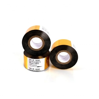 Εκτυπωτής ετικετών 25mm*100m Ρολ τυπογραφίας θερμού φύλλου για χαρτί PET και κορδέλα εκτυπωτή ημερομηνιών