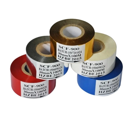 Μηχανή DY-8 12mm*100m Ημερομηνία εκτύπωση Μαύρη θερμή σφραγίδα κωδικοποίηση ταινία για παραγγελία