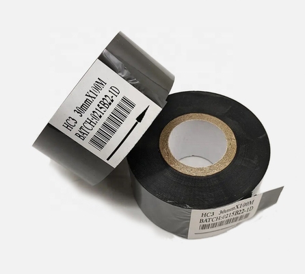 30 mm*100 m ταινία θερμής σφράγισης για χαρτί/δέρμα/υφασματικές ύλες/υφάσματα/πλαστικές ταινίες κωδικοποίησης