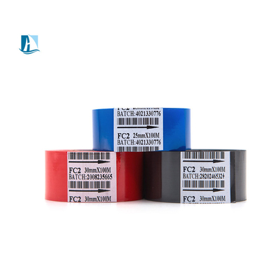 35mm*100m Μαύρο φύλλο θερμής τυπογραφίας Scf900 Τυπογραφική ταινία θερμικής μεταφοράς για 96121000