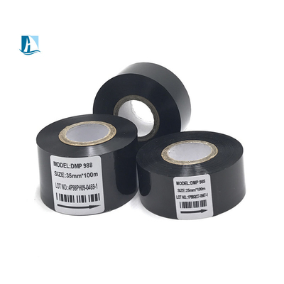 Μια βαθμίδα 12mm * 100m μαύρη θερμή σφραγίδα κωδικοποίηση ταινία για DY-8 Μηχανή σε προσιτή τιμή