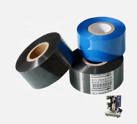Πίνακα εκτυπωτή 12mm πλάτος 30mm x 100m μαύρο ρολόι συμβατό με κωδικοποιητή θερμής σφραγίδας