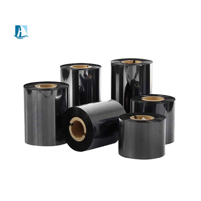 110mm*300m Wax Resin Black Thermal Transfer Ink Ribbon για ταχεία κωδικοποίηση