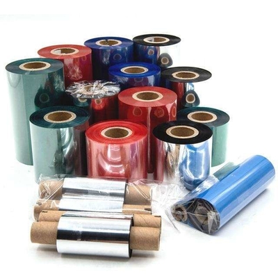 110mm*300m Wax Resin Black Thermal Transfer Ink Ribbon για ταχεία κωδικοποίηση
