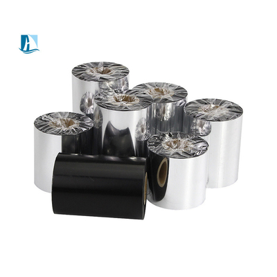 100C-160C Θερμοκρασία Εναλλακτική Ss Ribbon Wax Resin Ribbon για Τυπογράφο Θερμικής Ρίμπου Ασημιού