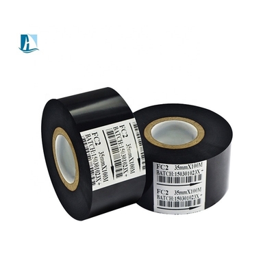 Προσαρμοσμένο 30mm * 122m χρώμα κωδικοποίηση ημερομηνίας κορδέλα θερμοσφραγίσματος φύλλο για την εκτύπωση χαρτιού πλαστικού