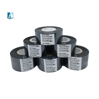 Προσαρμοσμένο 30mm * 122m χρώμα κωδικοποίηση ημερομηνίας κορδέλα θερμοσφραγίσματος φύλλο για την εκτύπωση χαρτιού πλαστικού
