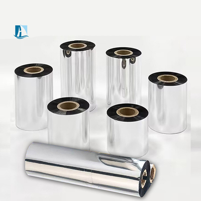 30-600/λεπτο Ταχύτητα κωδικοποίησης 110mm*300m Τεχνητή ταινία κερί θερμικής μεταφοράς για εκτυπωτή γραμμικών κωδικών