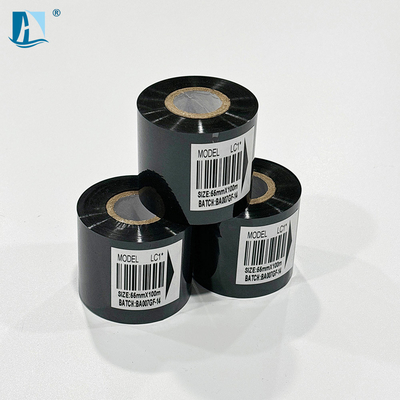 SCF900 FC1 PET ταινία γραμμικού κώδικα ταινία θερμής σφραγίδας 30mm*100m Μαύρο για γενική εκτύπωση