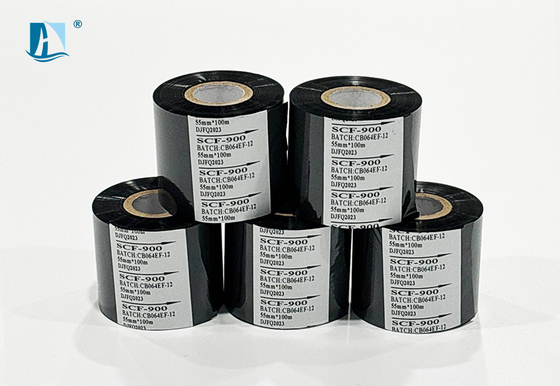 30mm*100m SCF900 LC1 Γενική κορδέλα γραμμικού κώδικα Ζεστή εκτύπωση Φόλιο γραμματοσήματος για εκτύπωση ημερομηνίας λήξης