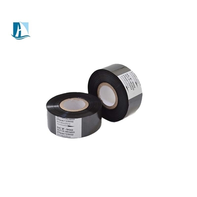 30mm*100m Φόρμα PET Μαύρη φύλλα θερμής σφραγίδας για SCF900 SCF910 Ημερομηνία παραγωγής Εκτύπωση