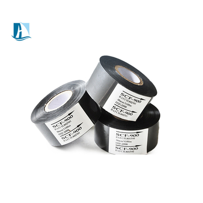 30mm*100m Φόρμα PET Μαύρη φύλλα θερμής σφραγίδας για SCF900 SCF910 Ημερομηνία παραγωγής Εκτύπωση