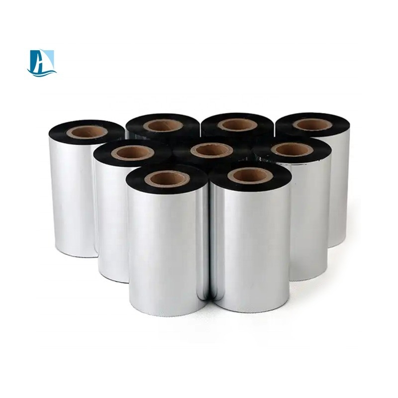 Χρωματιστή θερμική μεταφορά Jumbo Roll Wax Ribbon Resin Ribbon για εκτυπωτή αυτοκόλλητων ετικετών