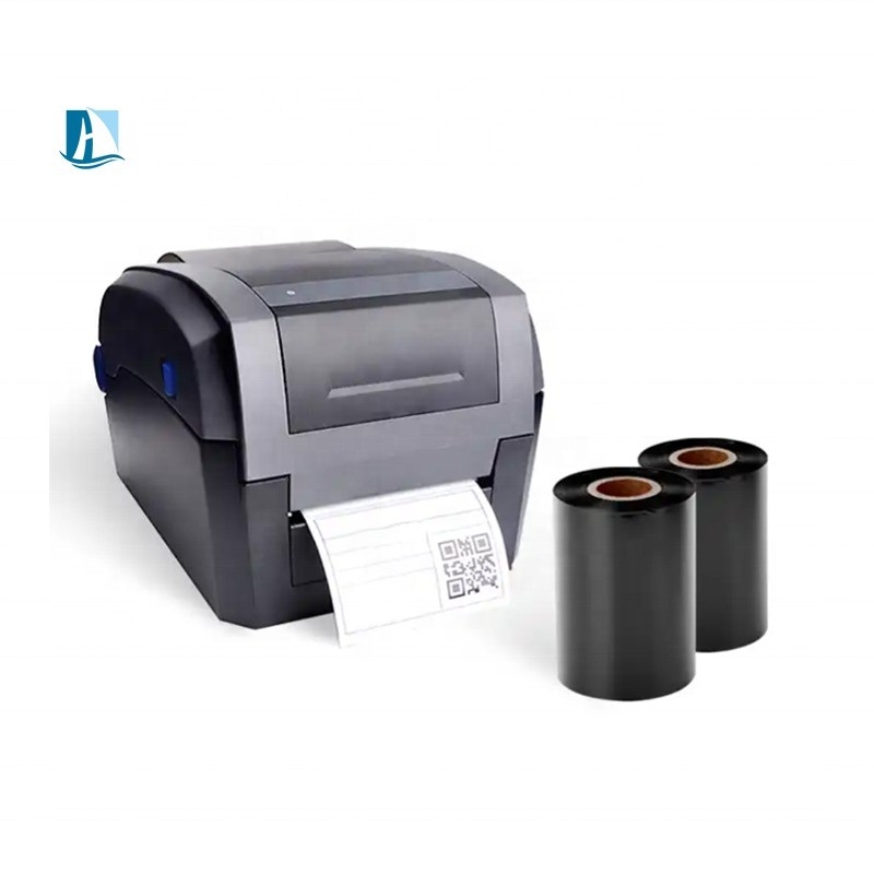 Βαθμός κερί ρητίνης Barcode TTR μελάνι ετικέτες Τυποποιητής κορδέλα 55mm * 450m για τη θερμική μεταφορά