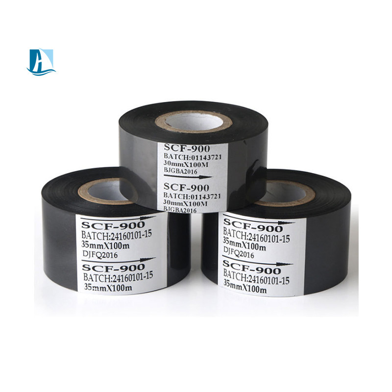 25mmx100m Ζεστή ταινία κωδικοποίησης για HP241B HP241 Μηχανή κωδικοποίησης ημερομηνίας Θέρμανση 100C-160C
