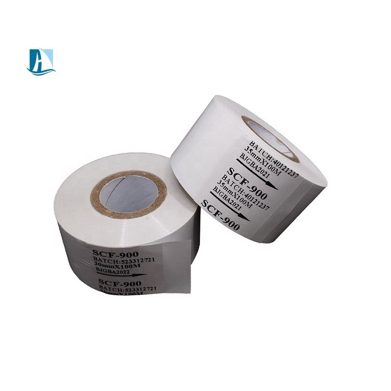 Κωδικοποίηση της Ένωσης SCF-900 LC1 HC3 πλάτος 30 mm μήκος 100 M ταινία θερμής σφραγίδας για κωδικοποίηση ταχύτητας
