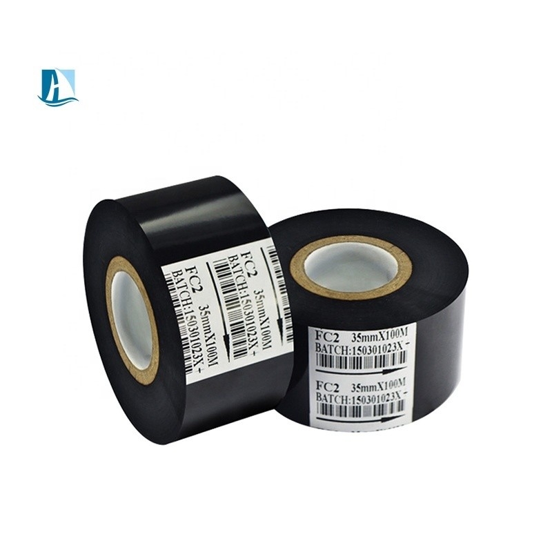Προσαρμοσμένο 30mm * 122m χρώμα κωδικοποίηση ημερομηνίας κορδέλα θερμοσφραγίσματος φύλλο για την εκτύπωση χαρτιού πλαστικού