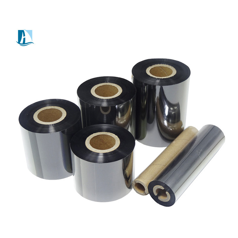 30-600/λεπτο Ταχύτητα κωδικοποίησης 110mm*300m Τεχνητή ταινία κερί θερμικής μεταφοράς για εκτυπωτή γραμμικών κωδικών
